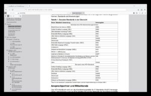 Abbildung 1: Das Rahmenwerk der X&Ouml;V setzt auf zahlreiche Modelling- und XML-Standards.