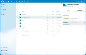 Abbildung 4: Neu entwickelt: In OpenProject &uuml;ber Nextcloud-Dateien verlinkte Arbeitspakete.