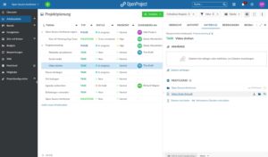 Abbildung 6: Dateien und Ordner aus Nextcloud sind mit Projekten in OpenProject verkn&uuml;pft.