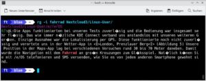 Abbildung 2: Die Eingrenzung über den Pfad bringt eine zielgenaue Ausgabe. Neben dem Pfad zur Datei zeigt das Tool die Zeilennummer an, in der der Paragraf mit dem Suchbegriff beginnt.