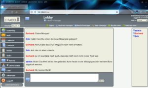 Abbildung 3: Durch die Chat-Funktion entfallen umständliche E-Mail-Massensendungen.