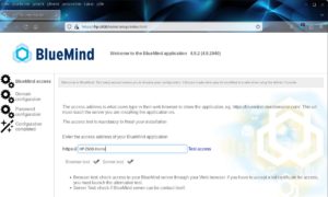 Abbildung 7: Bluemind kommt mit einem Assistenten zur Erstkonfiguration.