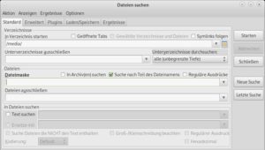 Abbildung 3: Der Double Commander verf&uuml;gt &uuml;ber eine ausgereifte Suchfunktion.