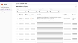 Abbildung 5: Die Enterprise-Version von Gitlab verfügt über eine Statusanzeige, die Alarm schlägt, wenn Gitlab verwundbar ist. Updates muss man dann aber auch einspielen, sonst nutzt das schönste Dashboard nichts. Quelle: Gitlab