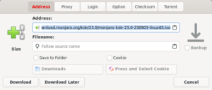 Abbildung 3: Neue Download-URLs übernimmt der Download-Manager automatisch aus dem Webbrowser.