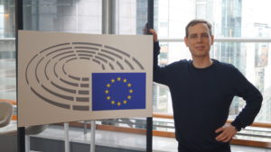Abbildung 1: Feiert die Einigung als Erfolg: Patrick Breyer von den Piraten. Quelle: Patrick Breyer