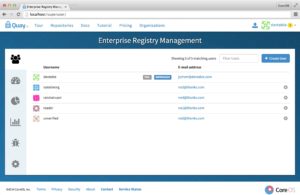 Abbildung 1: Clair gehört zu Quay und gelang über den Umweg von CoreOS zu Red Hat. Die Komponente untersucht Images im Hinblick auf bekannte Sicherheitsprobleme. Quelle: Red Hat