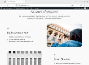 Abbildung 2: WordPress 6.4 bringt ein äußerst schickes neues Theme mit.