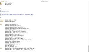 Abbildung 2: Wer seine Mail-Dienste im Container betreibt (wie hier mit Rspamd und Postfix), zieht eine zus&auml;tzliche Sicherheitsebene ins System ein, die Einbrechern den Durchgriff erschwert.
