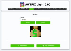Abbildung 7: &hellip; die Awtrix per numerischer ID herunterl&auml;dt und einbindet.