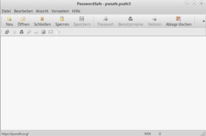 Abbildung 10: Das Interface von Password Safe wirkt eher konventionell.