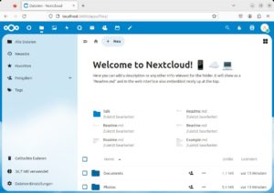Abbildung 2: Nextcloud&nbsp;28 von der DVD bringt eine &uuml;berarbeitete Suchfunktion mit und legt bei den KI-Funktionen nach.