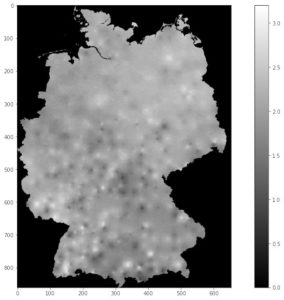 Abbildung 2: Die Differenz der mittleren Jahrestemperaturen von 1960 und 2022, erzeugt durch den Code aus <a href="#artRef-l3">Listing 3</a>.