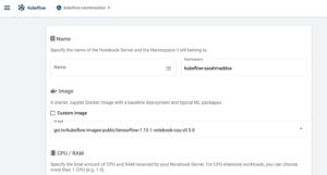 Abbildung 1: Die Notebook-Komponente von Kubeflow bietet nahtlose Integration in verschiedene KI-Frameworks, etwa Jupyter- und Tensorflow-Notebooks. F&uuml;r Tensorflow implementiert Kubeflow zudem die TFServe-Funktionalit&auml;t in einer eigenen Komponente. Quelle: Kubeflow
