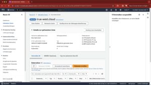 Abbildung 4: Damit das vorbereitete Cognito-Kubeflow-Setup auf EKS funktioniert, ben&ouml;tigen Sie die ID der Zone in Route&nbsp;53, in deren subdelegierter Zone sp&auml;ter der Eintrag f&uuml;r den Kubeflow-Load-Balancer stehen soll.