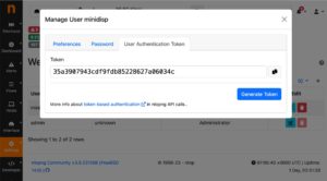 Abbildung 6: Die Pfsense-App Ntopng stellt API-Tokens aus.