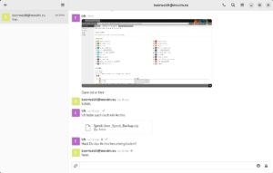 Abbildung 7: Ein kleines Vorhängeschloss rechts unten im Programmfenster signalisiert die aktivierte Verschlüsselung.
