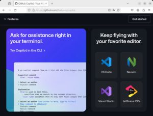 Abbildung 10: Einige Werkzeuge wie Github Copilot bieten nicht nur IDE-Plugins, sondern lassen sich auch &uuml;ber ein Kommandozeilenwerkzeug befragen.
