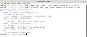 Abbildung 5: Zur besseren Übersicht lassen sich Kommentare in den erzeugten Code einfügen.