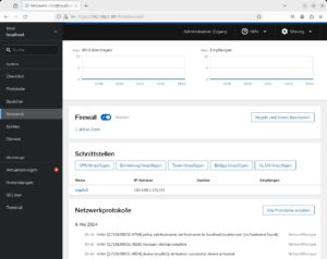 Abbildung 1: Fedora Server 40 steuern Sie bequem über die Weboberfläche Cockpit.