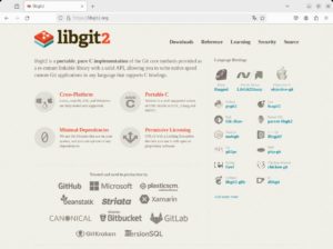 Abbildung 2: Wer auf Git-Repositories in eigenen Programmen zugreifen möchte, kommt an der Libgit2 kaum vorbei. Die zahlreichen empfohlenen Bindings sind direkt auf der Website verlinkt.