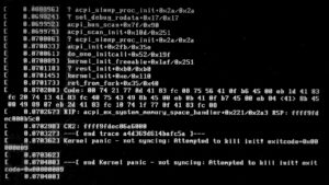 Abbildung 5: Wenn der Kernel stirbt, steigen beim Admin der Blutdruck und der Wunsch nach schneller Hilfe durch den ja bereits bezahlten Dienstleister. Die aber bleibt in immer mehr F&auml;llen aus oder kommt nur schleppend daher.
