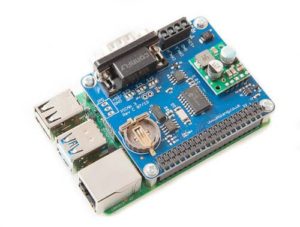 Abbildung 2: PiCan 3 erweitert den Raspberry Pi um einen CAN-Bus, wie er erforderlich ist, wenn man per CAN kommunizierende Geräte wie Wärmepumpen von Rotex ansteuern möchte. Quelle: PiCan 3