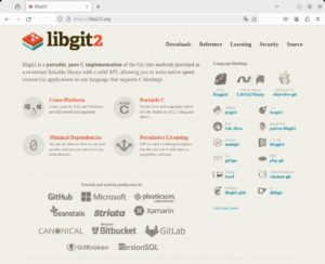 Abbildung 2: Zur Libgit2 existieren zahlreiche Bindings, die jedoch teilweise die API leicht verändern und mitunter sogar nicht mehr weiterentwickelt werden.