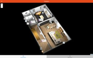 Abbildung 2: Ein Floor Plan in der Main UI von OpenHAB.