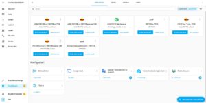 Abbildung 3: Die Seite <span class="ui-element">Integrationen</span> der Home-Assistant-GUI listet die verfügbaren Integrationen auf.