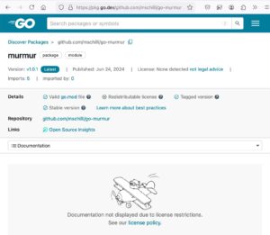 Abbildung 8: Die Lizenz muss stimmen, damit <a href="http://pkg.go.dev" target="_blank">http://pkg.go.dev</a> das Paket indiziert.