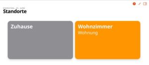 Abbildung 9: Übersicht über die Standorte der OpenHAB-Installation.