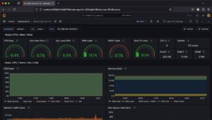 Abbildung 1: Grafana gilt als eierlegende Wollmilchsau in Sachen Datenvisualisierung und kommt oft im Gespann mit Prometheus zum Einsatz. Wer Prometheus skalieren oder Daten darin langfristig ablegen m&ouml;chte, braucht f&uuml;r die Zeitreihendatenbank aber einen Sparringspartner. Quelle: Grafana Labs