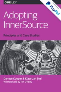 Abbildung 2: Unter den Informationen findet sich ein vom ISC-Mitglied Paypal gesponsertes O'Reilly-E-Book "Adopting Inner Source" (Stand&nbsp;2018) zum kostenlosen Download.