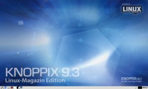 Abbildung 1: Knoppix gilt als Pionier des Live-Linux auf CD und entwickelte sich später auch in Richtung Rescue-System weiter, mittlerweile gilt seine Entwicklung aber als weitgehend eingestellt.