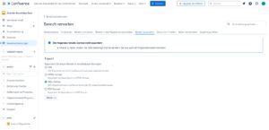 Abbildung 2: In den Bereichseinstellungen von Confluence finden sich auch die Einstellungen zum Datenexport.