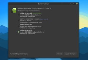 Abbildung 3: Der Driver Manager unterst&uuml;tzt Mint-Neulinge bei der Installation eines propriet&auml;ren Treibers wie jenes f&uuml;r Nvidia-GPUs. Quelle: Linux Mint