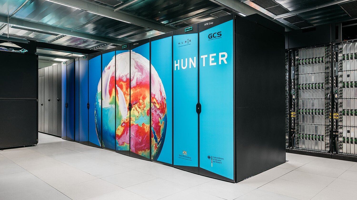 Supercomputer "Hunter" (Photo: Julian Holzwarth/HLRS)