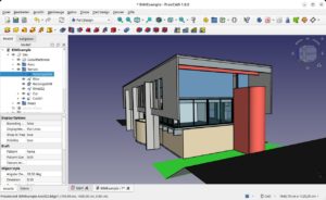 Abbildung 2: FreeCAD eignet sich nicht nur zur Konstruktion von mechanischen Bauteilen, sondern hilft auch Architekten.