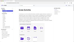 Abbildung 2: Work in Progress: Zu Redaktionsschluss war man beim ZenDiS gerade dabei, vorhandene Dokumentationen auf <a href="http://docs.opendesk.eu" target="_blank">http://docs.opendesk.eu</a> zusammenzutragen.