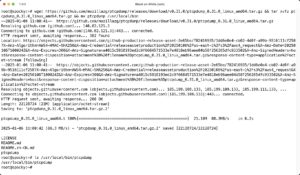 Abbildung 3: Zur Installation des Werkzeugs gen&uuml;gen das Entpacken des heruntergeladenen Tarballs und das Verschieben der Programmdatei nach &raquo;/usr/local/bin/&laquo;.