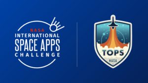 Abbildung 7: 2023 rief die NASA das Jahr der Open Science aus &ndash; hier das Logo zusammen mit der Space Apps Challenge, dem gr&ouml;&szlig;ten j&auml;hrlichen Hackathon. Quelle: NASA, Space Apps Challenge