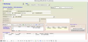 Abbildung 2: So begrüßt die LibreOffice-XRechnung-Datenbank den Nutzer.
