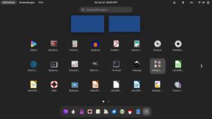 Abbildung 5: Tails verwendet einen konventionellen Gnome-Desktop.