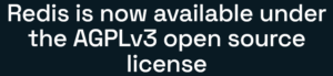 Redis wird ab Version Redis 8 unter der Affero GPLv3 (AGPLv3) angeboten, hat CEO Rowan Trollope bekannt gegeben.