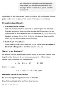 Abbildung 2: … meistert OpenAIs ChatGPT heute im Handumdrehen und mit Bravour.