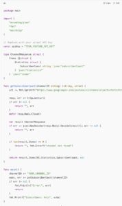 Abbildung 4: … spuckt ChatGPT den API-Client-Code aus.