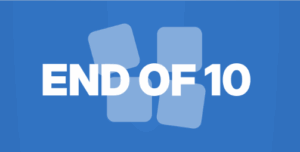 Logo der Kampagne "End of 10"