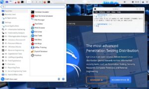 Abbildung 1: Kali Linux gehört zu den wenigen Pentesting-Distributionen mit einem alternativen hellen Desktop-Theme.