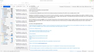 Abbildung 3: Thunderbird ist das aktuelle Standard-Mail-Programm für Linux und lässt sich mit ein paar Klicks optisch stark auf Mail in MacOS trimmen, was den Umstieg sehr viel leichter macht.